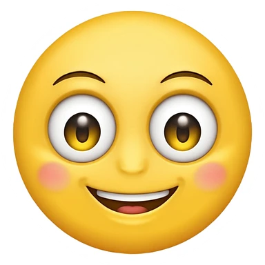 wo emoji with eyes to right sticker