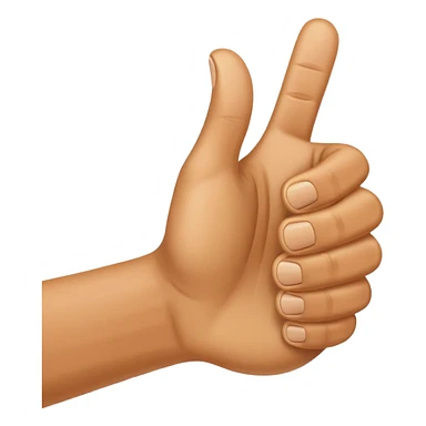 thumbs up hand sticker