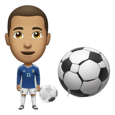 Ronaldo qui fais du foot sticker