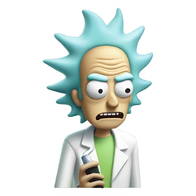 rick & morty vape sticker