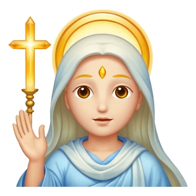 God the divine power sticker