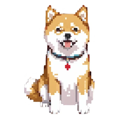 Shiba Inu sitting in a movie theater sticker