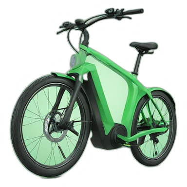green ebike sticker