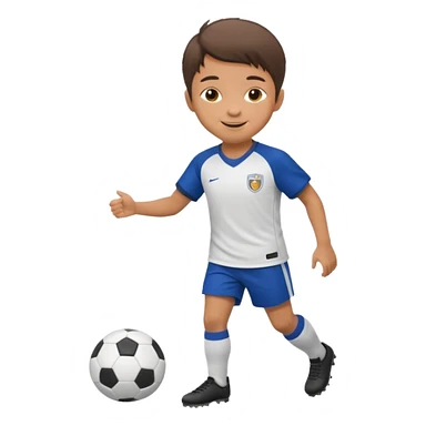 ребенок футболист sticker