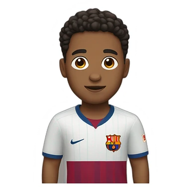 barcelona boy sticker