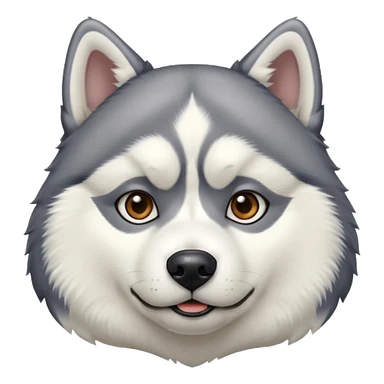 Fat husky  sticker