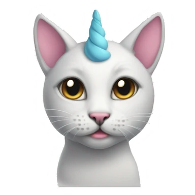 Unicorn cat sticker