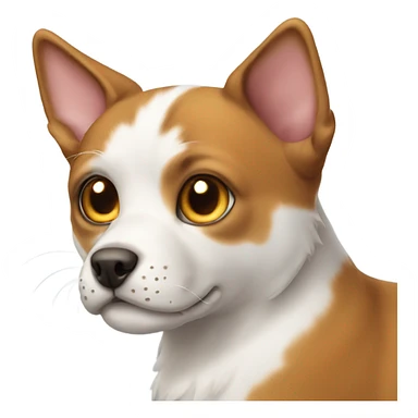 Hybrid dog cat  sticker