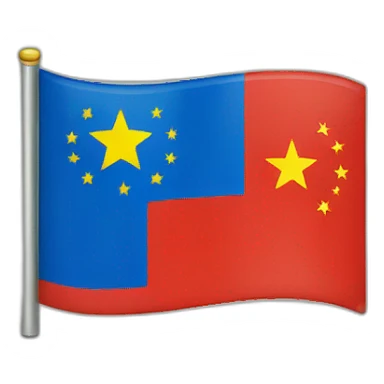 china ukraine flag sticker