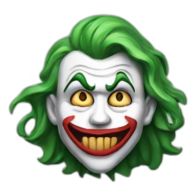 joker telling to shh sticker