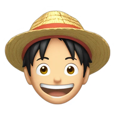luffy happy sticker