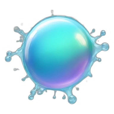 bursting-bubble sticker