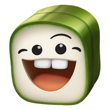 Smiling sushi sticker