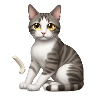 Cat with joint sticker