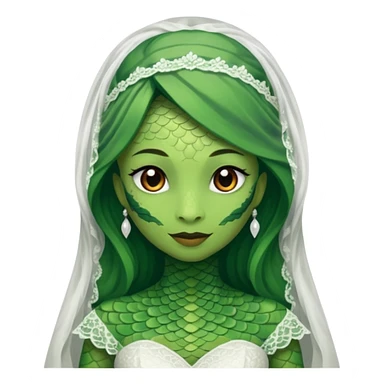 bride reptile sticker