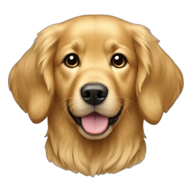 Golden-retriever, female sticker
