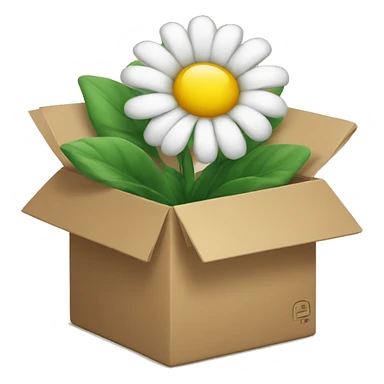 Blooms in box  sticker