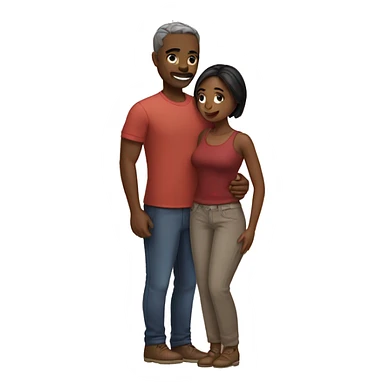 Romantic couple sticker