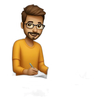 graphic-designer-drawing sticker