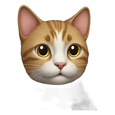 cat on moutain sticker