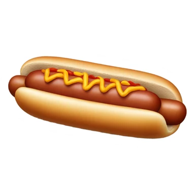 Raw hotdog dog sticker