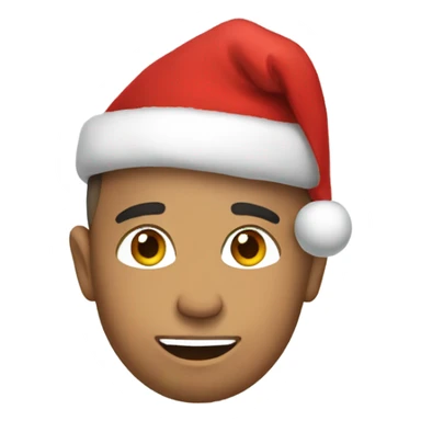 Christmas emoji sticker