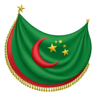 Turkmenistan flag  sticker