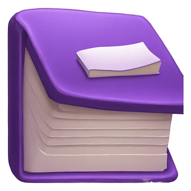 purple book sticker