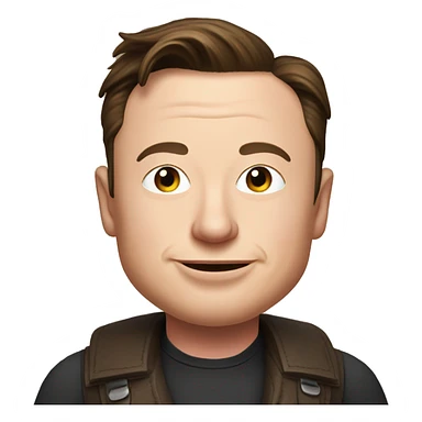 Elon Musk mit Sparschwein sticker
