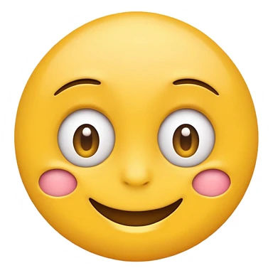 dumb emoji with eyes spread sticker