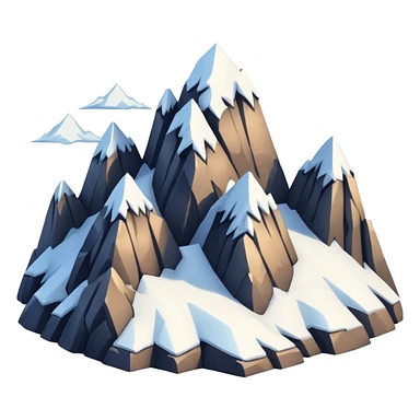 mountains sticker