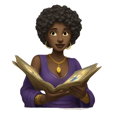 Tarot reading sticker