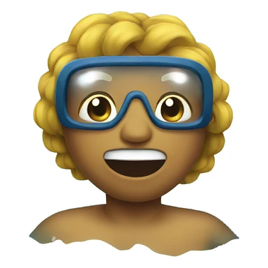 Swimming in ocean sticker