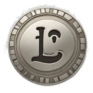 create a coin emoji with the letters IL and behind a $ sticker