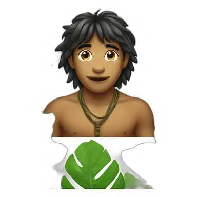 Mowgli jungle sticker