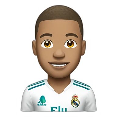 Mbappe real madride sticker