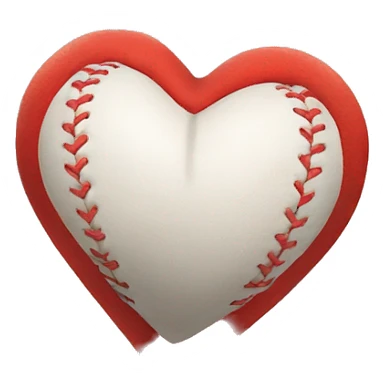 pelota en forma de corazón sticker