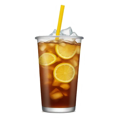 Ice tea sticker