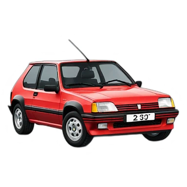peugeot 205 gti sticker