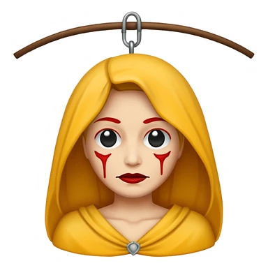 Dead hangwoman sticker