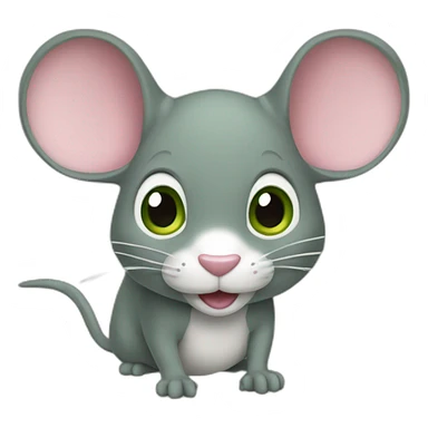 Une souris verte sticker