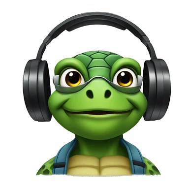 dj turtle sticker