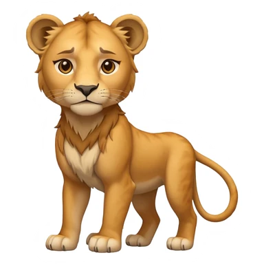 in lion family, only mother., full body sticker
