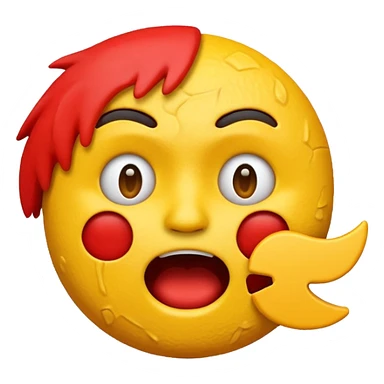 Choking crash out emoji  sticker