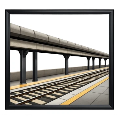 TRAIN PLATFORM sticker