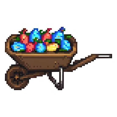 simple wheelbarrow sticker