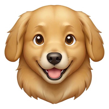 Cinematic Comical Golden Retriever Portrait Emoji, Head tilted dramatically with an exaggeratedly amused expression, featuring a vibrant golden coat with a lively sheen, wide, expressive brown eyes filled with playful disbelief, Simplified yet hilariously expressive features, highly detailed, glowing with a slightly sassy glow, high shine, dramatic yet playful, stylized with an air of cheeky mischief, bright and endearing, soft glowing outline, capturing the essence of a spirited and over-the-top companion, so meme-worthy it feels like it could side-eye its way into internet fame instantly! sticker