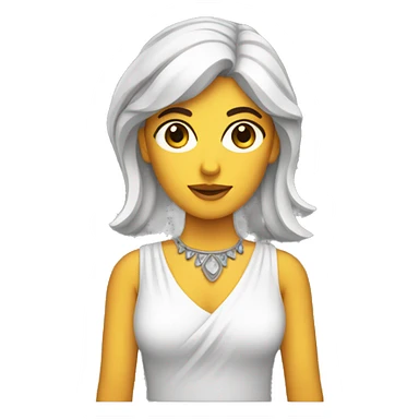 female greek designer sticker