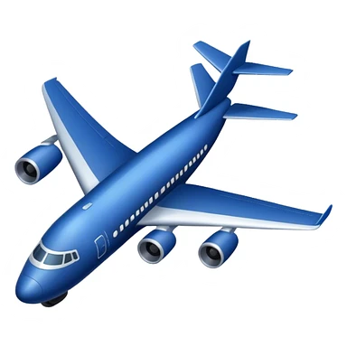 dark blue airplane sticker