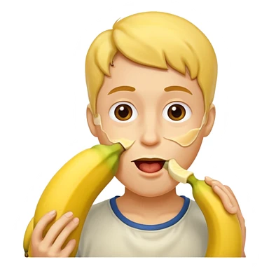 eat a banana sticker